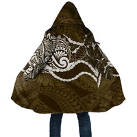 Aloha Hawaii Kalo Pikake Lei Cloak Chest Tattoo Gold Hawaiian Pattern