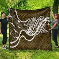 Aloha Hawaii Kalo Pikake Lei Quilt Chest Tattoo Gold Hawaiian Pattern