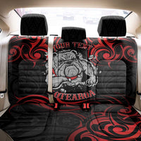 Personalised Aotearoa Bulldog Back Car Seat Cover NZ Maori Tattoo