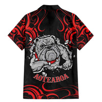 Personalised Aotearoa Bulldog Family Matching Mermaid Dress and Hawaiian Shirt NZ Maori Tattoo