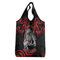 Personalised Aotearoa Bulldog Grocery Bag NZ Maori Tattoo