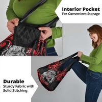 Personalised Aotearoa Bulldog Grocery Bag NZ Maori Tattoo