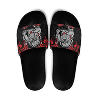 Personalised Aotearoa Bulldog Slide Sandals NZ Maori Tattoo - Polynesian Pride
