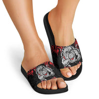 Personalised Aotearoa Bulldog Slide Sandals NZ Maori Tattoo - Polynesian Pride