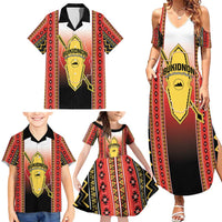 Personalised Bukidnon Philippines Family Matching Summer Maxi Dress and Hawaiian Shirt The Food Basket of Region X LT14 - Polynesian Pride