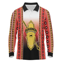 Personalised Bukidnon Philippines Long Sleeve Polo Shirt The Food Basket of Region X