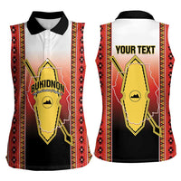 Personalised Bukidnon Philippines Women Sleeveless Polo Shirt The Food Basket of Region X