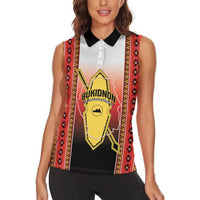 Personalised Bukidnon Philippines Women Sleeveless Polo Shirt The Food Basket of Region X