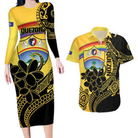 Quezon Province Couples Matching Long Sleeve Bodycon Dress and Hawaiian Shirt Cocolandia Philippines Turtle