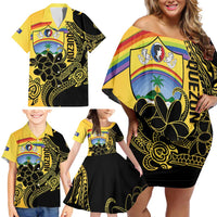 Quezon Province Family Matching Off Shoulder Short Dress and Hawaiian Shirt Cocolandia Philippines Turtle