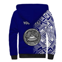 Personalised American Samoa Sherpa Hoodie July 4 Independence Day LT14 - Polynesian Pride