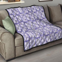 Aloha Hawaii Tiki Palaka Motifs Quilt Honohono Lei Purple Elegant Vibes LT14 - Polynesian Pride