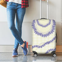 Hawaii Honohono Palaka Motifs Luggage Cover Hawaiian Orchid Lei LT14 - Polynesian Pride