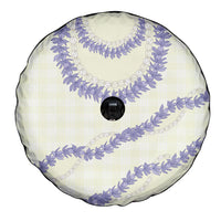 Hawaii Honohono Palaka Motifs Spare Tire Cover Hawaiian Orchid Lei LT14 - Polynesian Pride