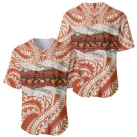 Aloha Hawaii Mikioi Lei Baseball Jersey Beige Tropical Flower Pattern LT14 - Polynesian Pride