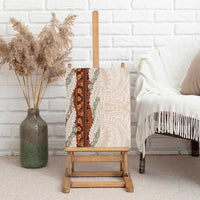 Aloha Hawaii Mikioi Lei Canvas Wall Art Cattail Red Tropical Flower Pattern LT14 - Polynesian Pride