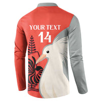 Custom Nouvelle-Caledonie Football Button Sweatshirt Allez Les Cagous Simple Style
