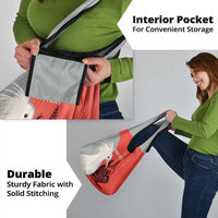 Custom Nouvelle-Caledonie Football Grocery Bag Allez Les Cagous Simple Style