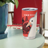 Custom Nouvelle-Caledonie Football Tumbler Cup Allez Les Cagous Simple Style LT14 - Polynesian Pride
