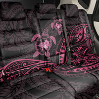 Pink Black Polynesia Floral Sea Turtle Back Car Seat Cover LT14 - Polynesian Pride