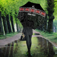 Custom New Zealand Silver Fern Rugby Umbrella All Black Maori Taniko Pattern - Polynesian Pride