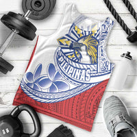 Philippines Eagle Sun Men Tank Top Filipino Agila Polynesian Tattoo Flag Color