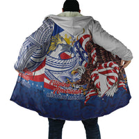 Filipino American History Month Cloak Philippines Agila USA Eagle Mix Flag