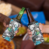 Aotearoa Te Ika-a-Maui 4 in 1 Can Cooler Tumbler South Island Kekeru Maori Koru LT14 - Polynesian Pride