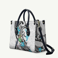 Aotearoa Te Ika-a-Maui Leather Bag South Island Kekeru Maori Koru - Polynesian Pride