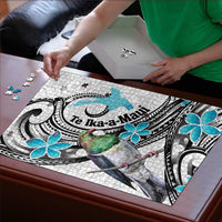 Aotearoa Te Ika-a-Maui Puzzle South Island Kekeru Maori Koru - Polynesian Pride