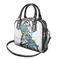 Aotearoa Te Ika-a-Maui Shoulder Handbag South Island Kekeru Maori Koru