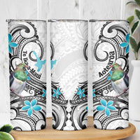 Aotearoa Te Ika-a-Maui Skinny Tumbler South Island Kekeru Maori Koru LT14 - Polynesian Pride