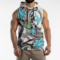 Aotearoa Te Ika-a-Maui Sleeveless Hoodie South Island Kekeru Maori Koru - Polynesian Pride