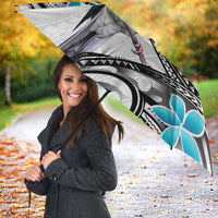 Aotearoa Te Ika-a-Maui Umbrella South Island Kekeru Maori Koru - Polynesian Pride