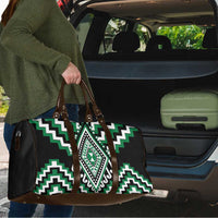 Green New Zealand Taniko Poutama Patikitiki Travel Bag - Polynesian Pride