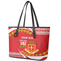 Personalised Kolisi Tonga College Atele Leather Tote Bag Mate Maa Tonga 142 Years Anniversary