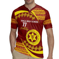 Personalised Tonga High School Rugby Jersey Happy 77 Years Anniversary