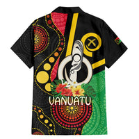 Tamtam Drum Vanuatu Family Matching Mermaid Dress and Hawaiian Shirt Boar Tusk Aboriginal Flag Style