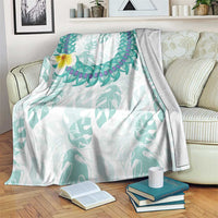 Jade Vine Lei Hawaii Blanket Aloha Seamless Tropical Leaves - Polynesian Pride