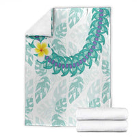 Jade Vine Lei Hawaii Blanket Aloha Seamless Tropical Leaves - Polynesian Pride