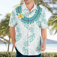 Jade Vine Lei Hawaii Hawaiian Shirt Aloha Seamless Tropical Leaves - Polynesian Pride