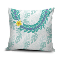 Jade Vine Lei Hawaii Pillow Cover Aloha Seamless Tropical Leaves - Polynesian Pride