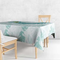 Jade Vine Lei Hawaii Tablecloth Aloha Seamless Tropical Leaves - Polynesian Pride