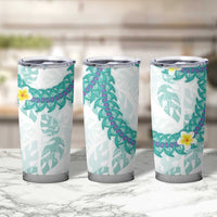 Jade Vine Lei Hawaii Tumbler Cup Aloha Seamless Tropical Leaves - Polynesian Pride