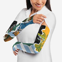 Rugby 2025 Championship Arm Sleeves Southern Hemisphere Countries Mascots - Polynesian Pride