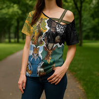 Personalised Rugby 2025 Championship Cross Shoulder Shirt Southern Hemisphere Countries Mascots - Polynesian Pride