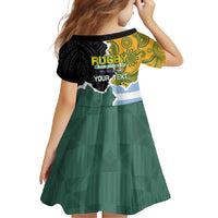 Personalised Rugby 2025 Championship Family Matching Off Shoulder Maxi Dress and Hawaiian Shirt Southern Hemisphere Countries Mascots - Polynesian Pride