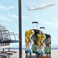 Rugby 2025 Championship Luggage Cover Southern Hemisphere Countries Mascots - Polynesian Pride