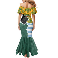Personalised Rugby 2025 Championship Mermaid Dress Southern Hemisphere Countries Mascots - Polynesian Pride
