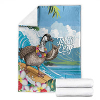 Aloha Hawaii Shaka Nene Goose Blanket Surfing Take It Easy - Polynesian Pride